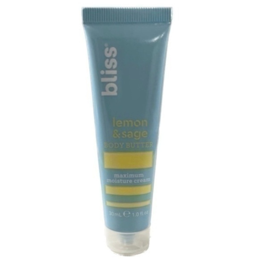 Bliss Lemon & Sage Body Butter - maximum moisture cream, 30ml